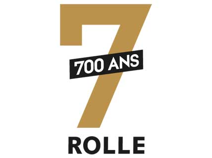 700e de la Ville de Rolle<br>IDENTITE VISUELLE<br>Logo